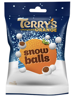 TERRYS CHOCOLATE ORANGE SNOWBALLS 70G UK