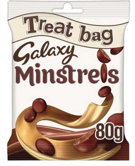 Galaxy Minstrels Bag 80g UK