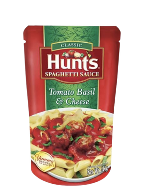 HUNTS SPAGHETTI SAUCE TOMATO BASIL & CHEESE 1KG