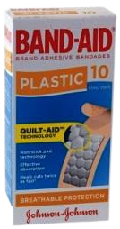 J&J BAND-AID Plastic 10 Strips