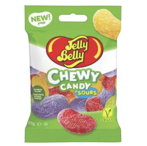 JELLY BELLY CHEWY SOUR ASSORTED 60G