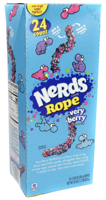 Nerds Rope Very Berry 24 Pack
