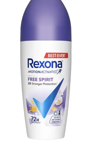 REXONA ROLL ON 45ML FREE SPIRIT (W)