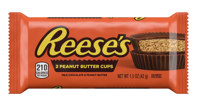 REESES PEANUT BUTTER CUP CHOCOLATE 42GM
