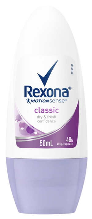 REXONA ROLL ON 45ML CLASSIC (W)