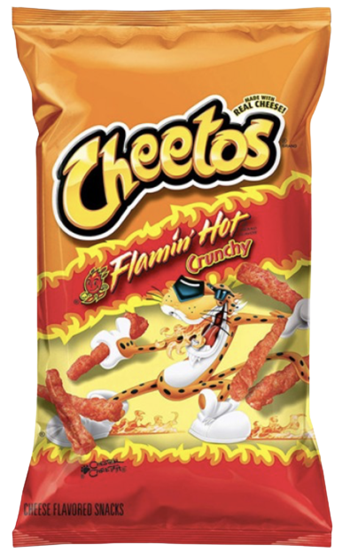 Cheetos Corn Puffs Crunchy Flamin Hot 8oz/226.8g USA