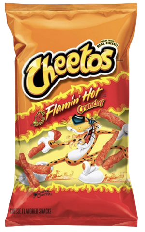 Cheetos Corn Puffs Crunchy Flamin Hot 8oz/226.8g USA