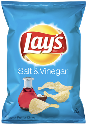 Lay's Potato Chips Salt N Vinegar 6.5oz/184.2g USA