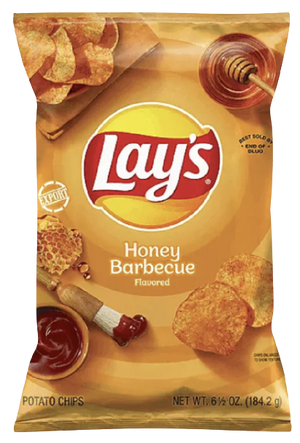 Lay's Potato Chips Honey BBQ 6.5oz/184.2g USA