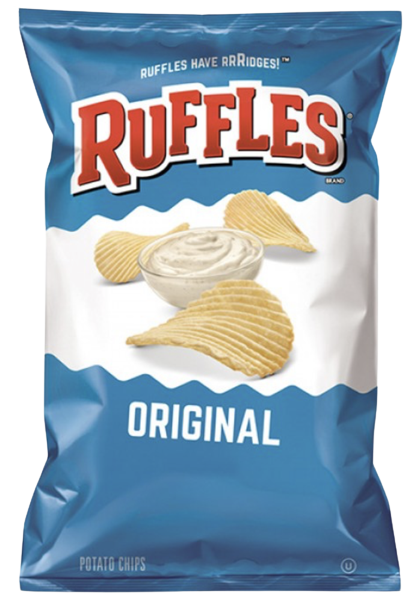 Ruffles Potato Chips Regular 6.5oz/184.2g USA