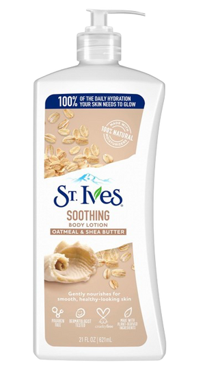 ST IVES LOTION (USA) 621ML SOOTHING OATMEAL