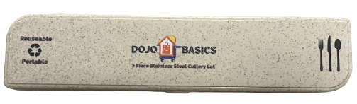 Dojo Basics Three Piece Stainless Steel Cutlery Set  (304 steel)