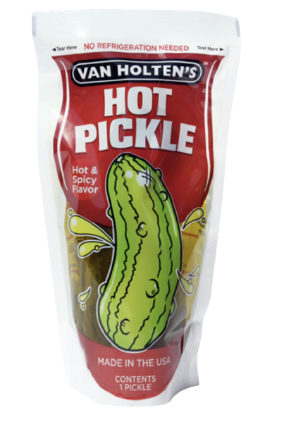 Jumbo Hot Pickle In A Pouch