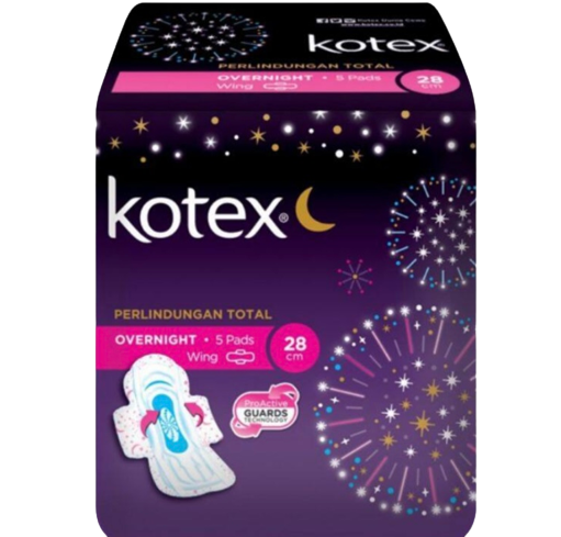 Kotex Soft & Smooth Over Night Wing Pad 28cm