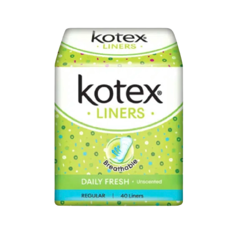 Kotex Liners 40s Fresh Regular Unscented