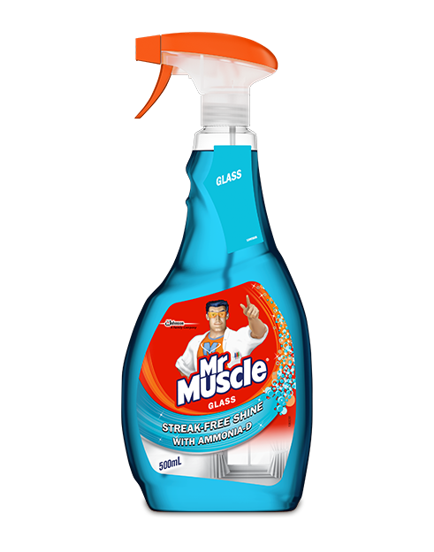MR MUSCLE GLASS CLEANER 500ML