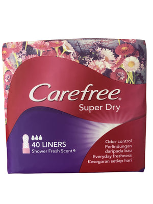Carefree Liners 40'S Super Dry Scented